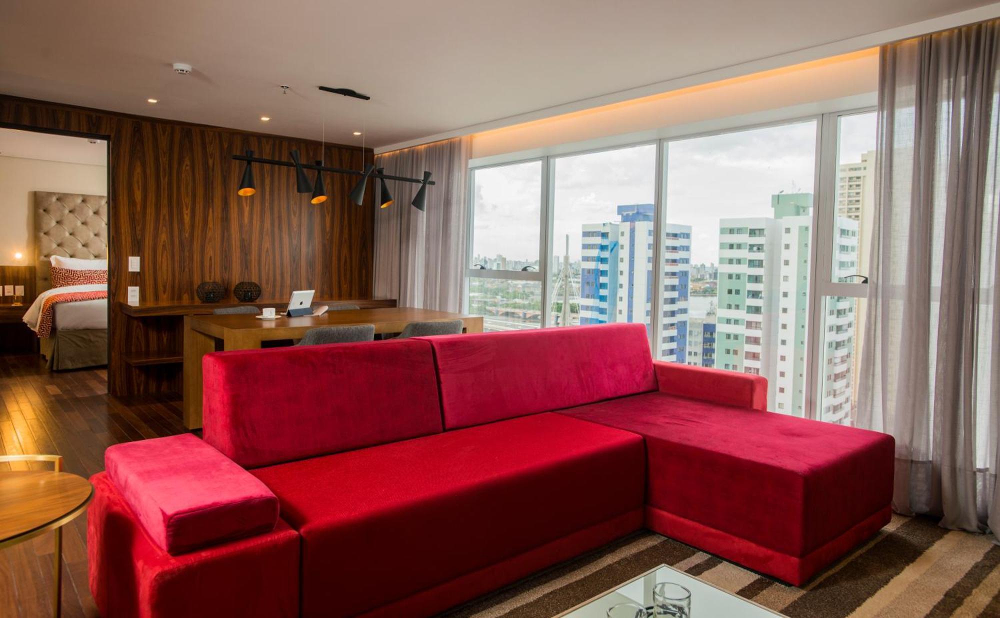 Hotel Luzeiros Recife Rum bild A modern living room